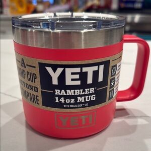 Yeti NWT Bimini Pink 14oz Rambler Mug